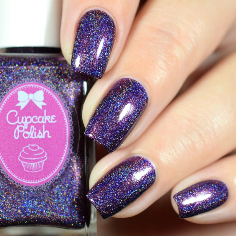 Plum Perfect - Holographic Indie Nail Polish by Cupcake Polish